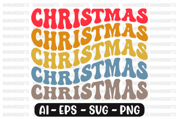 Download Christmas Retro Wavy Design Svg - Wavy design Collection