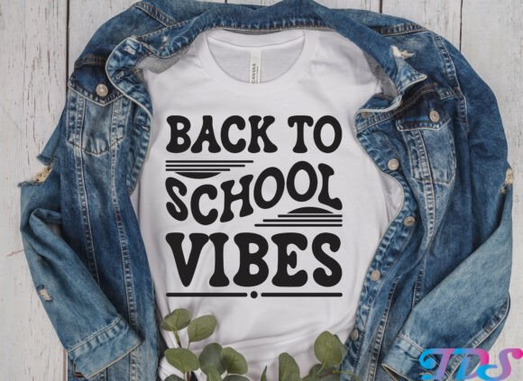 Download Back to School Vibes, Retro Wavy Design - Wavy design Collection