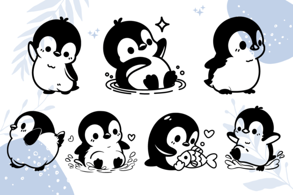 Download Cute Penguin Character SVG - Cute Collection