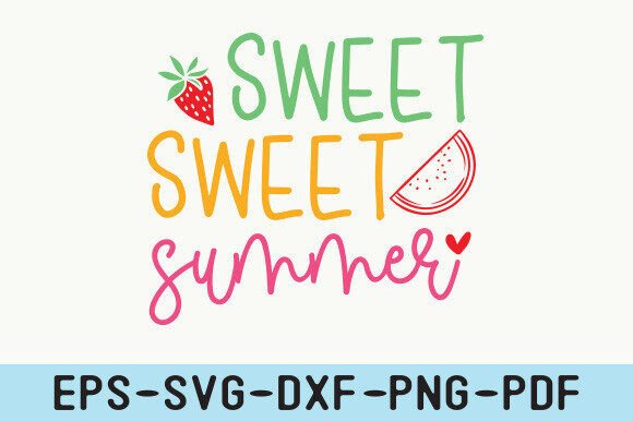 Download Sweet Summer Cut Files, Beach Svg, - Premium Resources