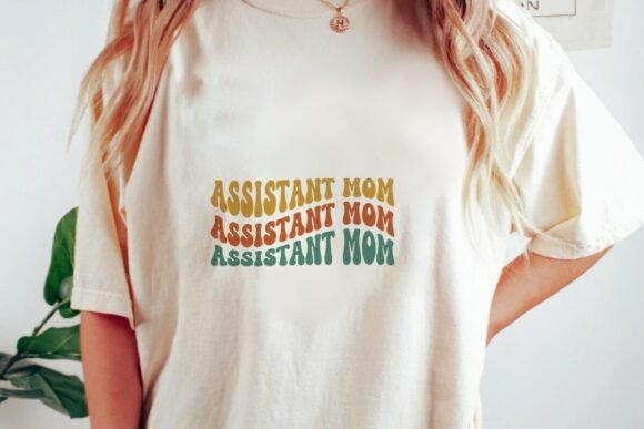Download Assistant Mom Retro Wavy Design Png - Wavy design Collection