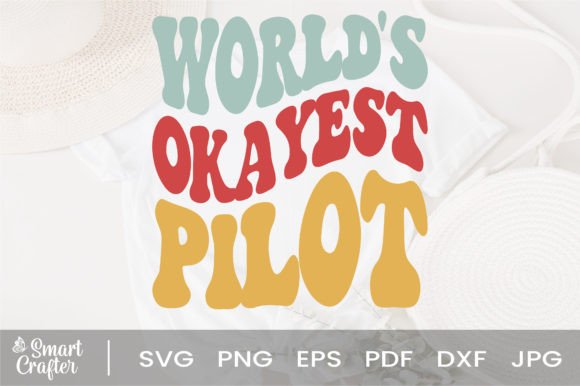 Download World's Okayest Pilot Svg Wavy Design - Wavy design Collection