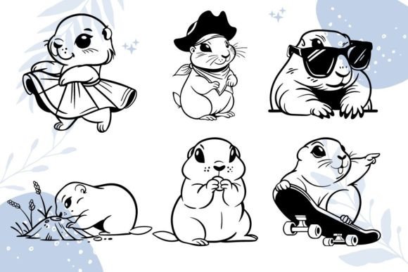 Download Cute Prairie Dog SVG Bundles, Clipart - Cute Collection