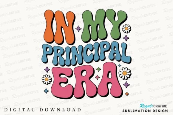 Download In My Principal Era Retro Wavy Design - Wavy design Collection